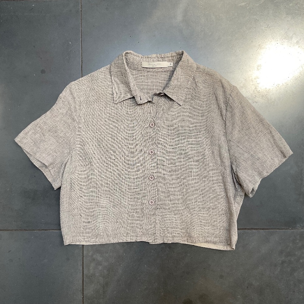 7115 by Szeki, Cropped Blouse, Size M